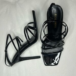 Black high heels